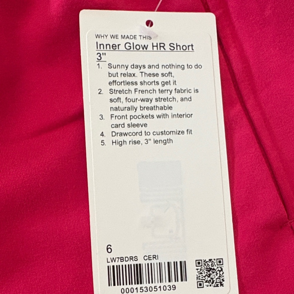 Lululemon Athletica Hot Pink Athletic Shorts - Picture 3 of 3